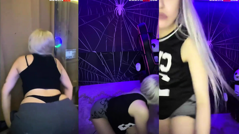 Merve İbom örümcek dehşet twerk atıp göt sallıyor