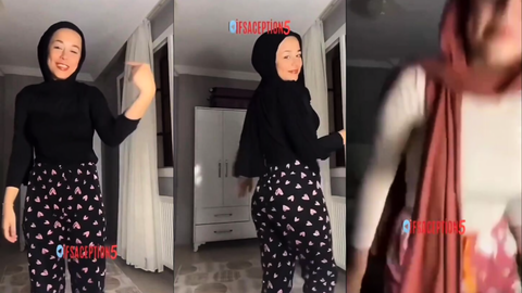 Tango Hatice türbanlı dansıyla azdırıyor yayında