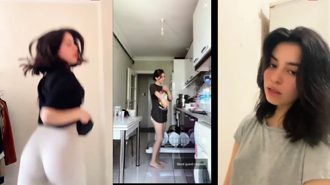 Imahu'nun ateşli webcam pozları erkekle karışık