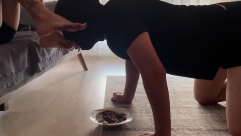 I fed your stomach with my feet
