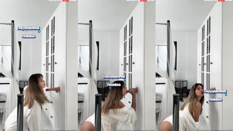 Merve Taşkın dolapta dildo yalıyor