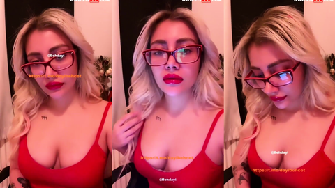 Sarışın Açelyaniz webcamde azdırıyor