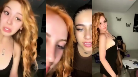 Semfunny ve esmer arkadaşı seksi elbiselerle dans edip eğleniyor