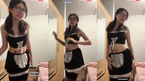 ayça çağan onlyfans videosunda hizmetçi kostümüyle götünü açıp sergiliyor
