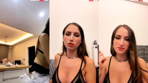 eylül deniz tango memelerini okşayıp parmak yalıyor