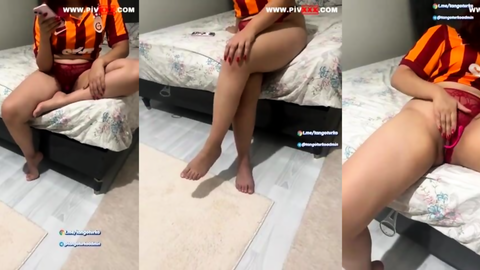 murat handenur tango amını açıp ayaklarını sergiliyor