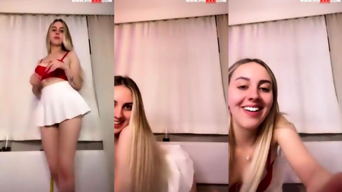 semfunny tangoda mini eteğiyle götünü sallayıp dans ediyor