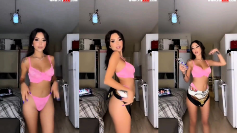 ada kumsal canlı yayında seksi pozlar verip dans ediyor