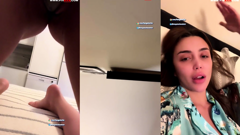 ada kumsal tangoda memelerini açıp okşuyor