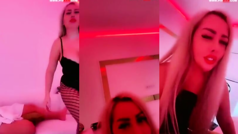 ilçin karagöz tangoda memelerini gösterip kalçalarını sallıyor