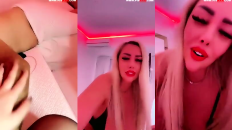 ilçin karagöz canlı yayında amını açıp inliyor
