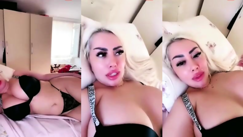 ilçin karagöz canlıda amını parmaklayıp inliyor