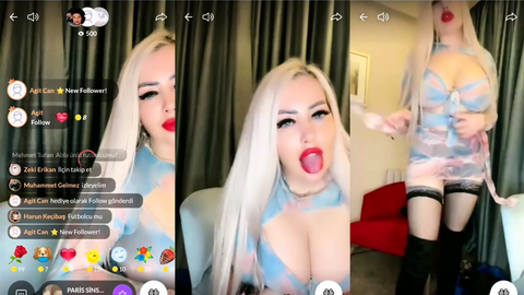 ilçin karagöz tangoda seksi pozlar verip elini amına götürüyor