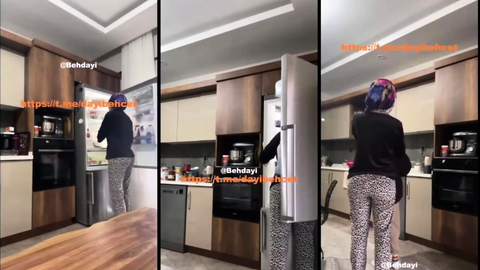 Fatma ile her telden mutfakta kıvrak hareketler sergiliyor