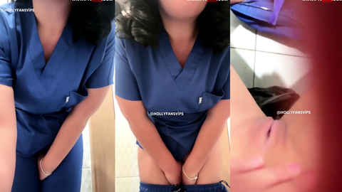 ceyda tango scrubs içinde amını açıp okşuyor