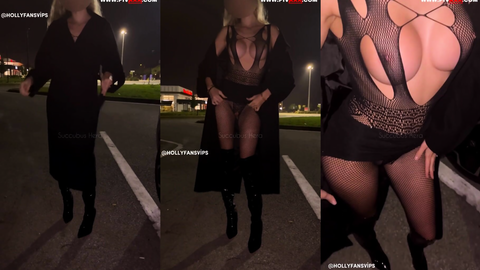 heraandposeidon sokakta seksi kıyafetle memelerini ve amını açıp gösteriyor