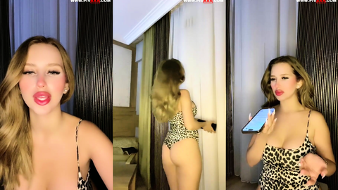pandora tangoda leopar bodysuitle kalçalarını sallıyor
