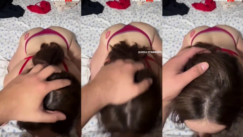 biricik tango başı tutulup zorla sakso çekiyor