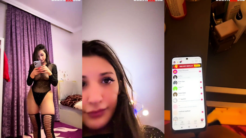su sara tangoda seksi pozlar verip telefonunu gösteriyor