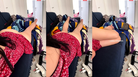 ingilizce öğretmeni holly koltukta amını açıp yayıyor