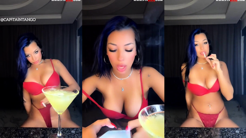 tango serenay okay margarita içip dildoyu yalıyor