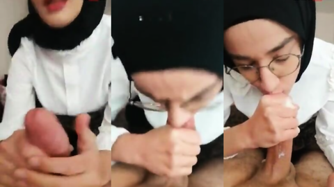 türbanlı sevim tango'da yarağı yalayıp emiyor
