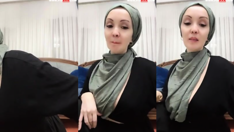 tiktok reyhan hijabını açıp memelerini sergiliyor