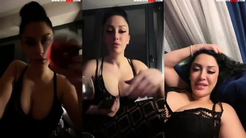 zemheri tango şarap içip dildoyla oynuyor