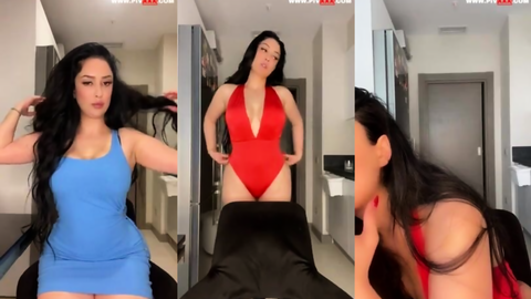 zemheri tango mavi elbisesiyle sandviçini yiyip baştan çıkarıyor