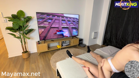 Azgin kiz uvey abisinin oyun oynamasina izin vermedi! Playstation&F*CK