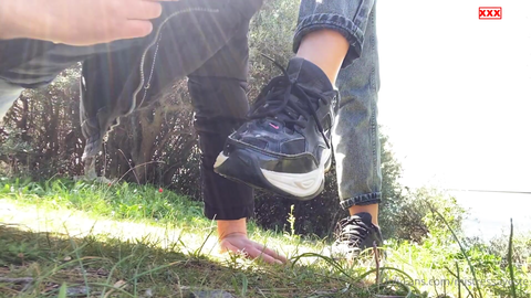 Lick my dirty sneakers!
