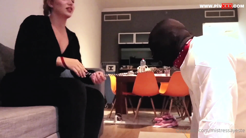 My friend visited me with a nice surprise and came with an Arab slave!
